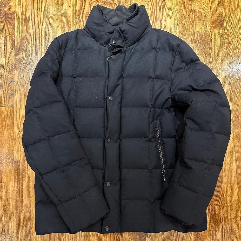 Men's Moncler Down Winter Jacket size 6 in blue